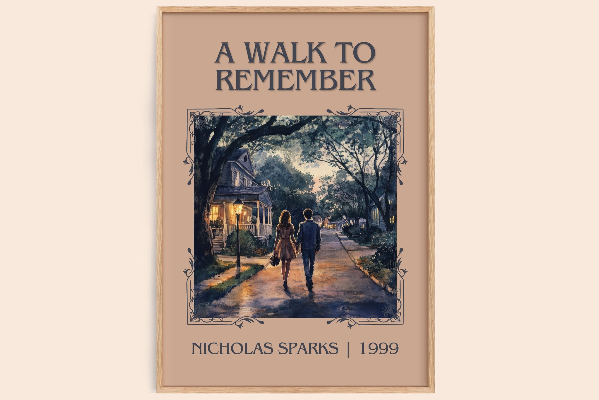 A Walk to Remember Classic Book Art Print by Nicholas Sparks
