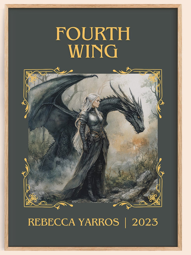 Fourth Wing Classic Book Art Print by Rebecca Yarros