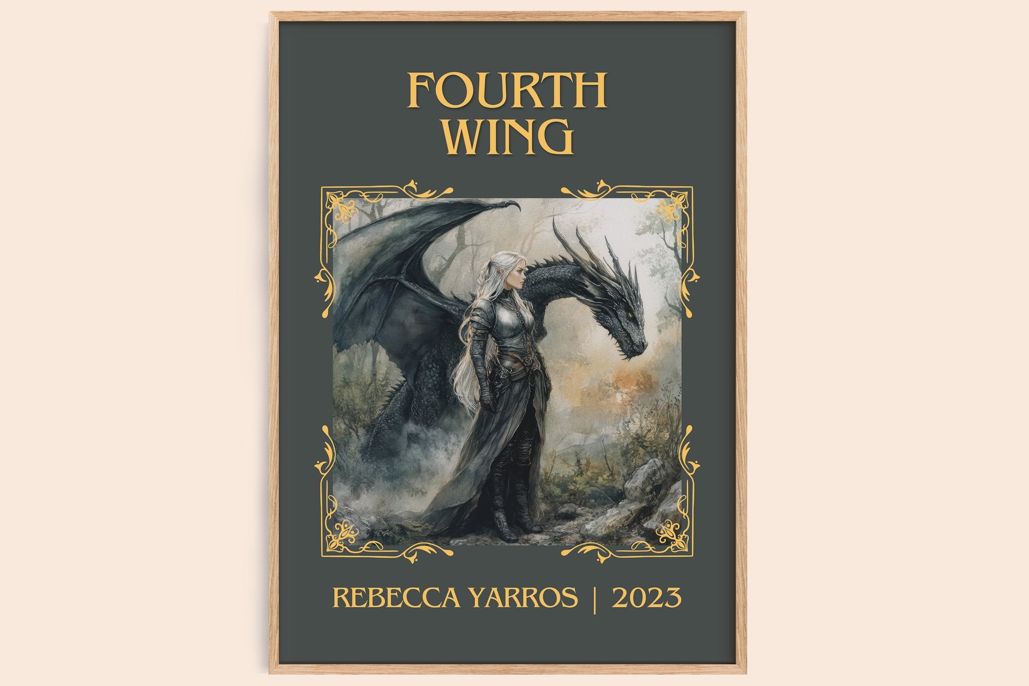 Fourth Wing Classic Book Art Print by Rebecca Yarros