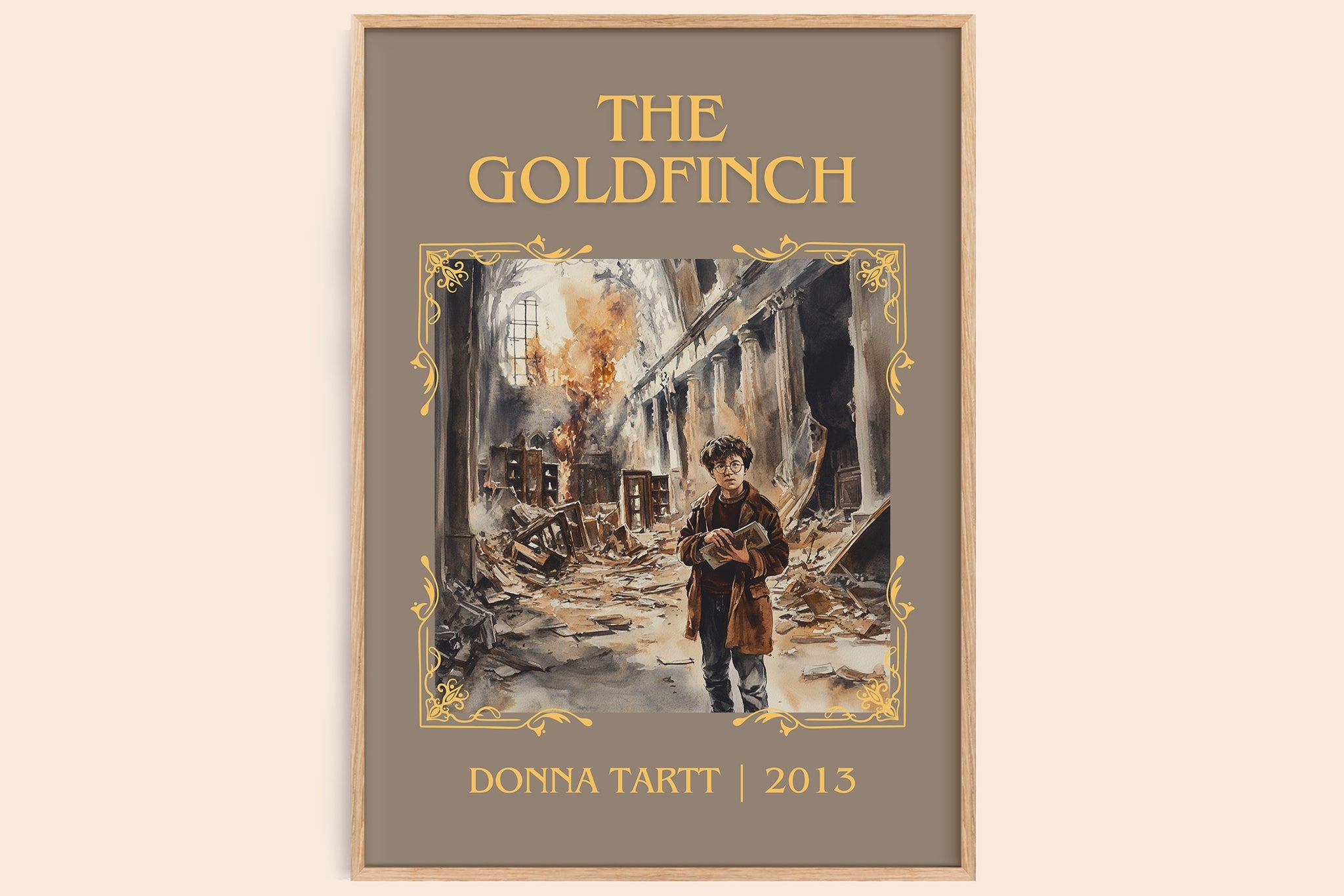 The Goldfinch Classic Book Art Print by Donna Tartt