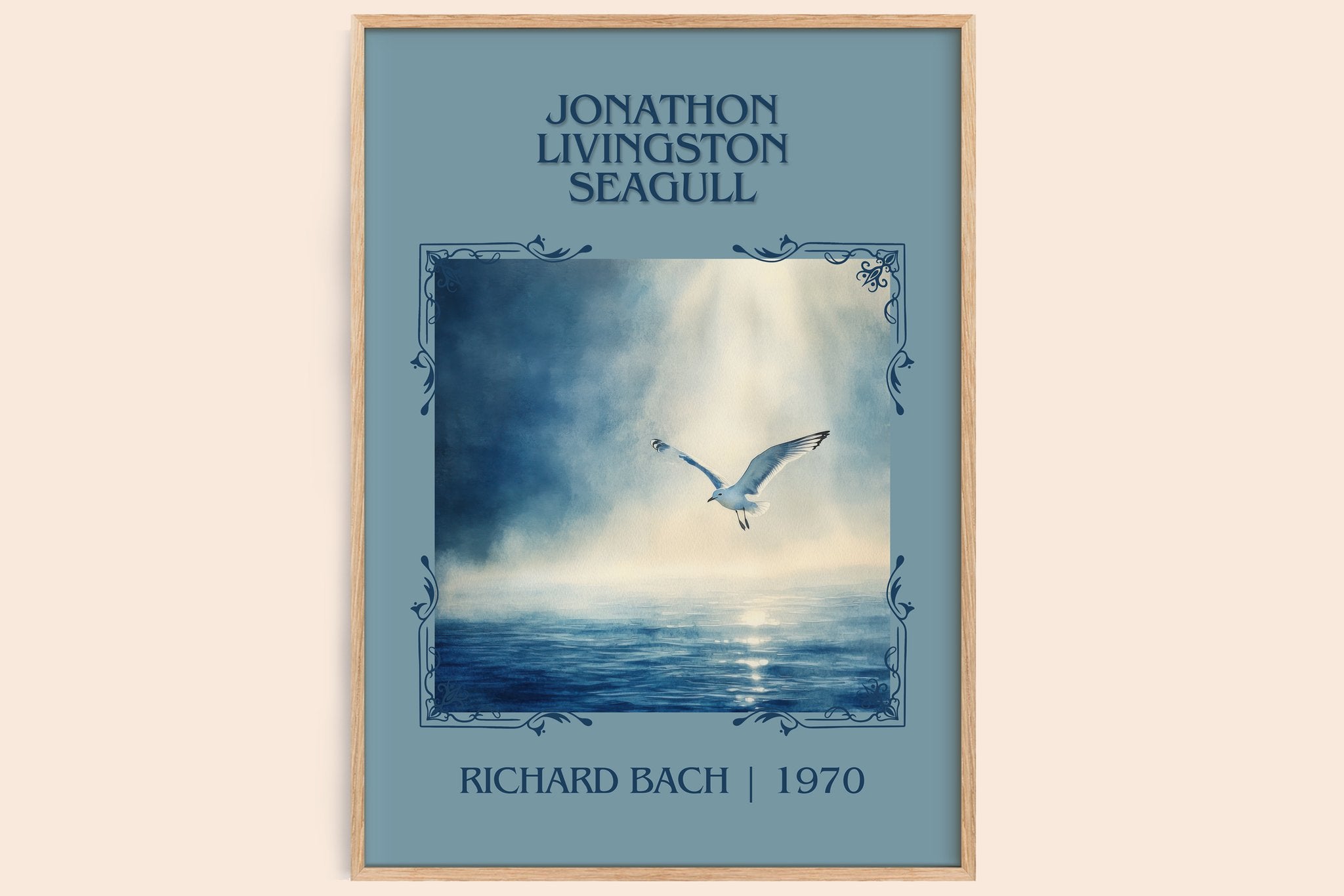 Jonathan Livingston Seagull Classic Book Art Print by RICHARD BACH