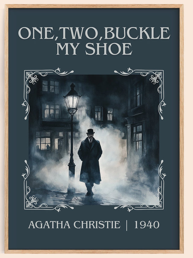 One, Two, Buckle My Shoe Classic Book Art Print by Agatha Christie