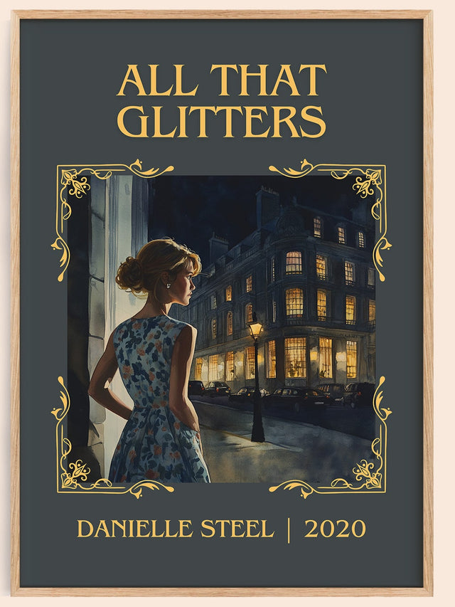 All that Glitters Classic Book Art Print by Danielle Steel