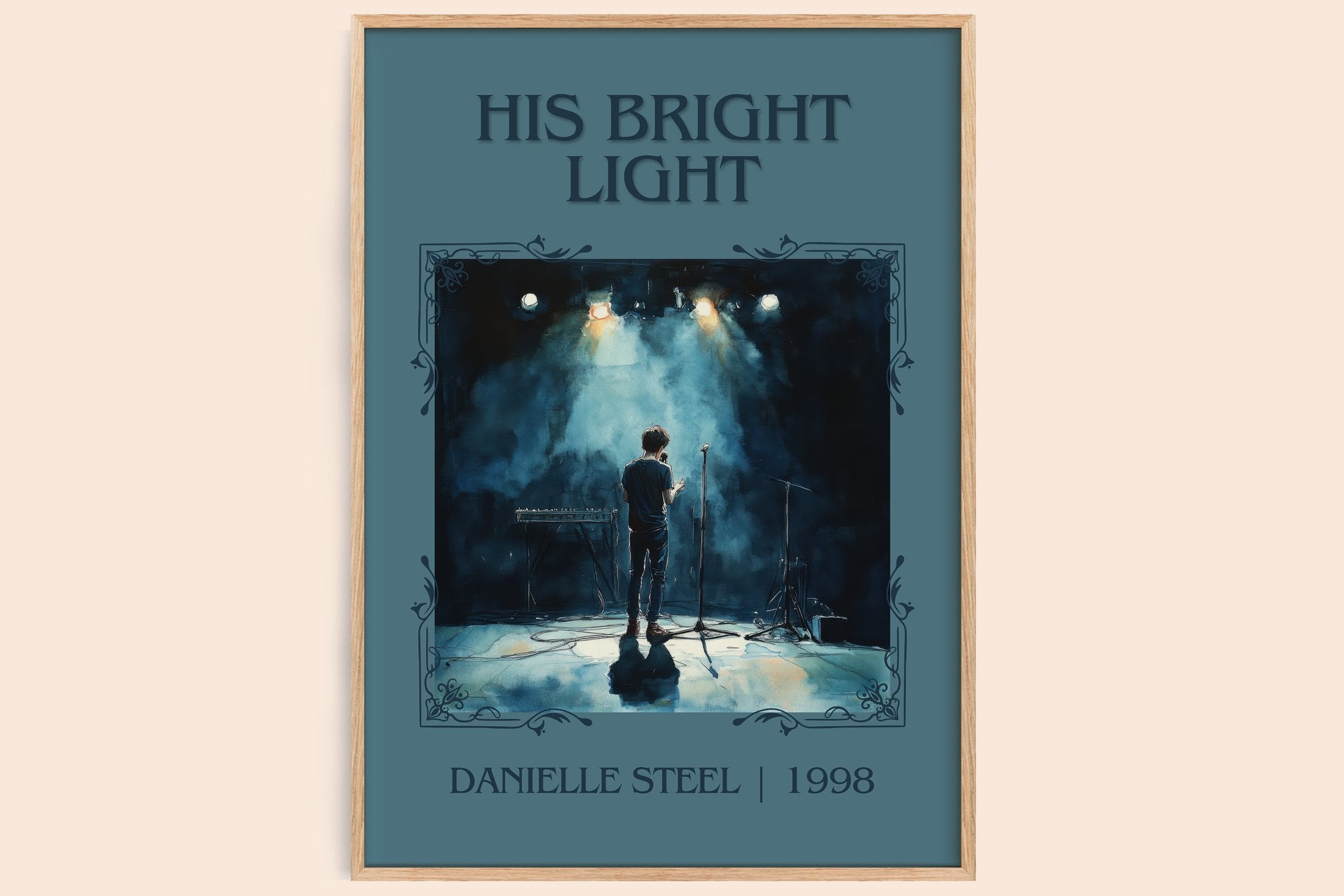 His Bright Light Classic Book Art Print by Danielle Steel