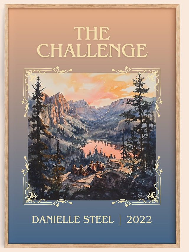 The Challenge Classic Book Art Print by Danielle Steel