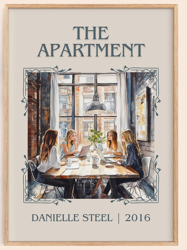 The Apartment Classic Book Art Print by Danielle Steel