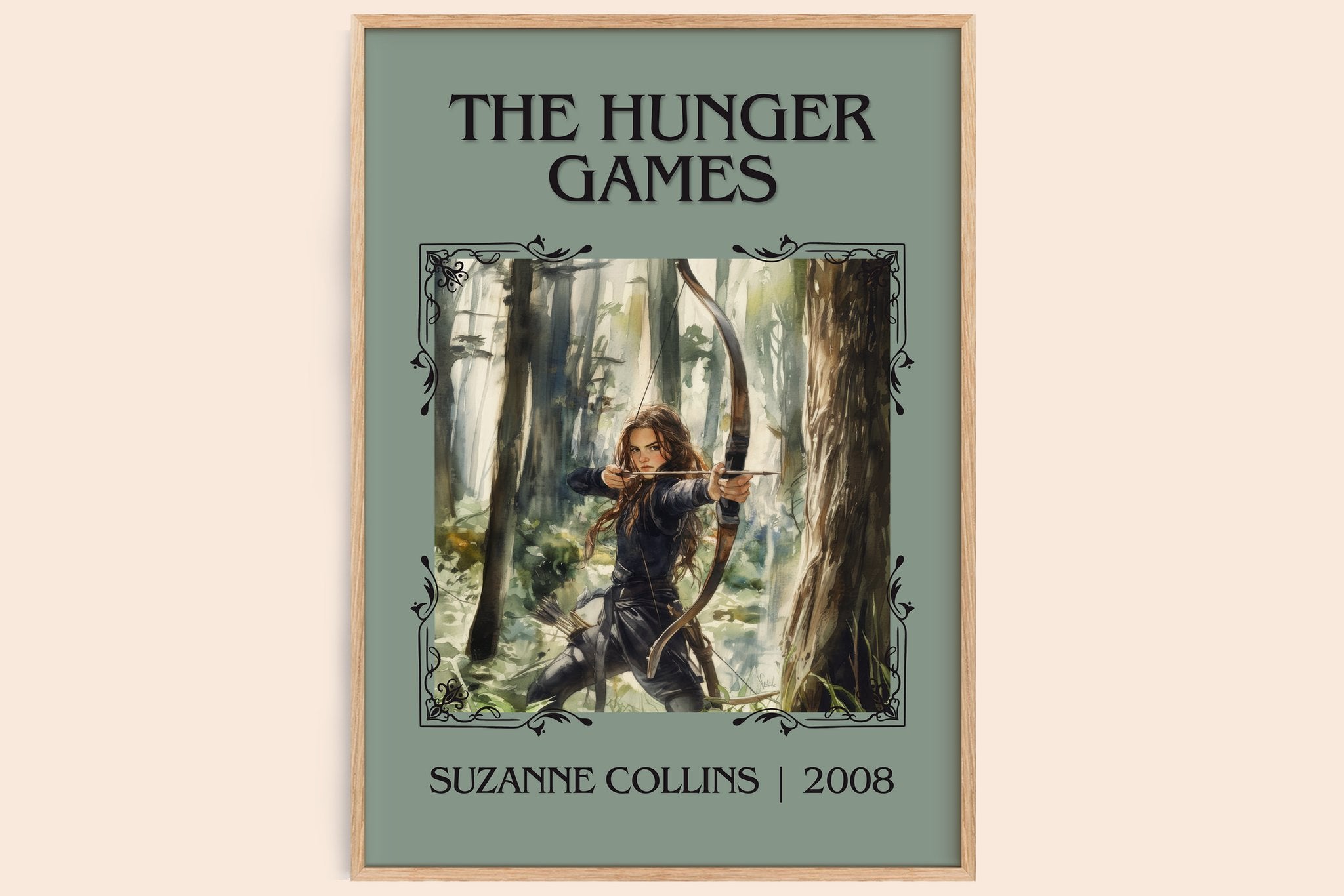 Hunger Games Classic Book Art Print by Suzanne Collins