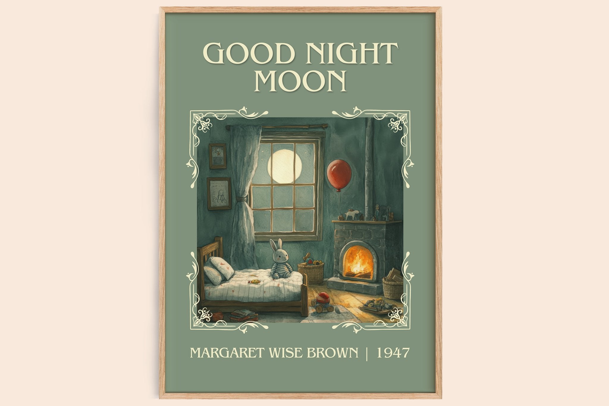 Good Night Moon Classic Book Art Print by Margaret Wise Brown