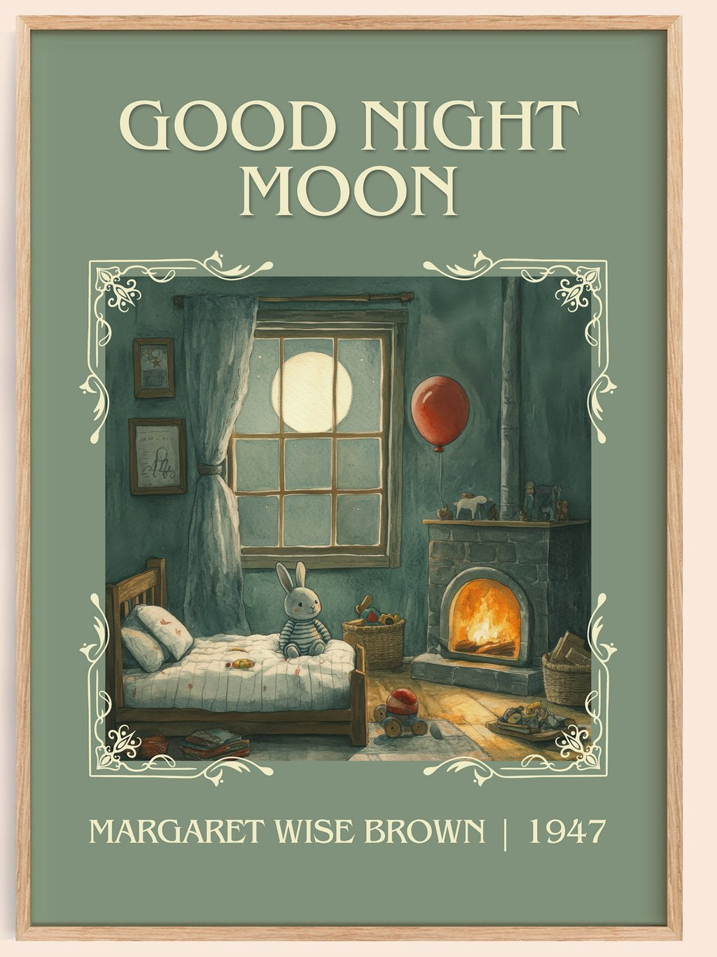 Good Night Moon Classic Book Art Print by Margaret Wise Brown