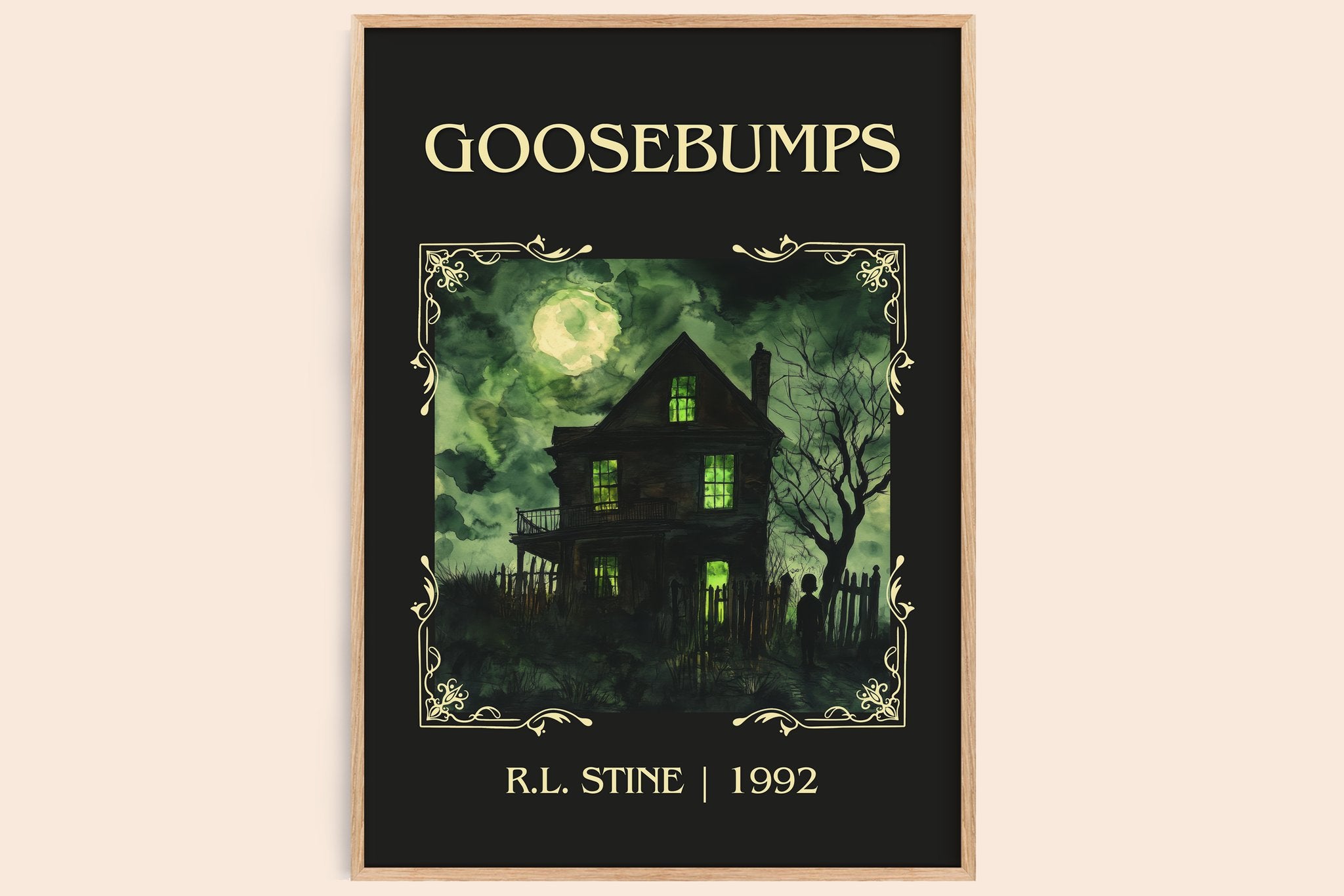 Goosebumps Classic Book Art Print by R.L. Stine