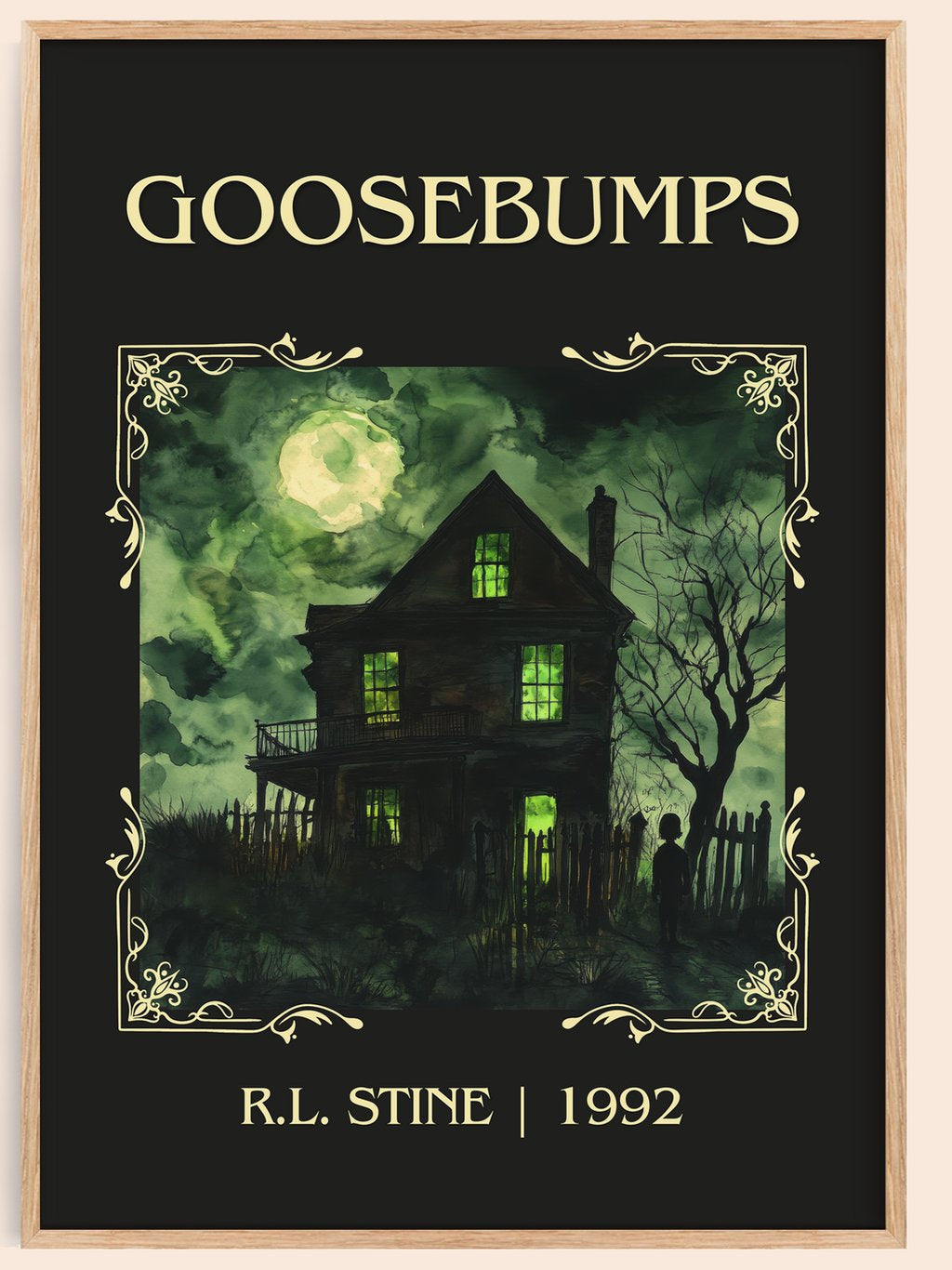 Goosebumps Classic Book Art Print by R.L. Stine