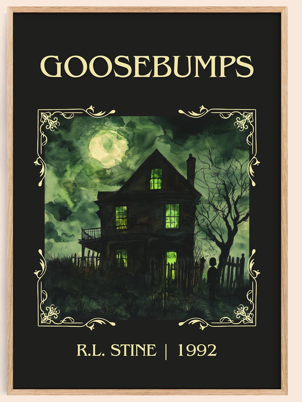Goosebumps Classic Book Art Print by R.L. Stine – book poster