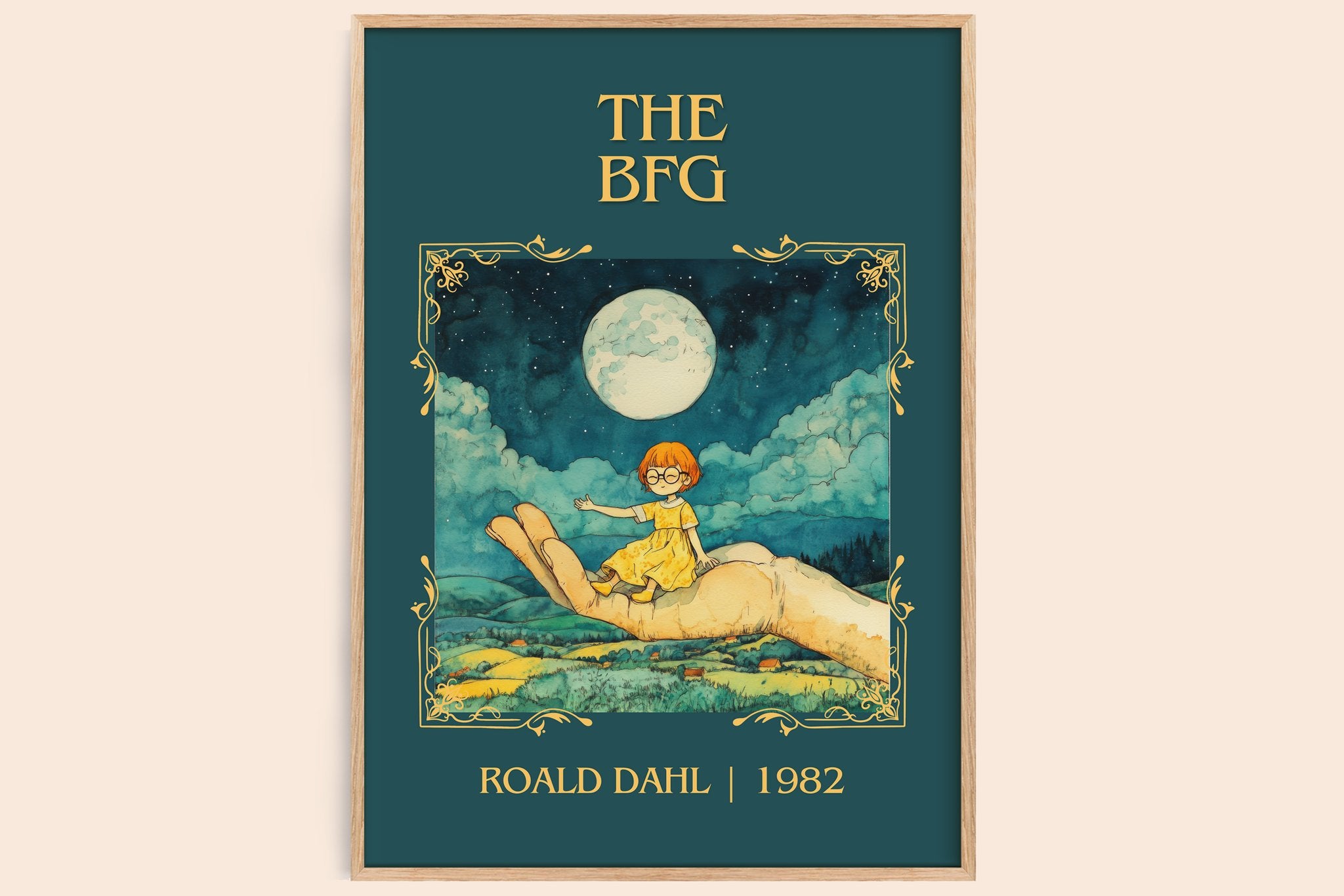 The BFG Classic Book Art Print by Roald Dahl