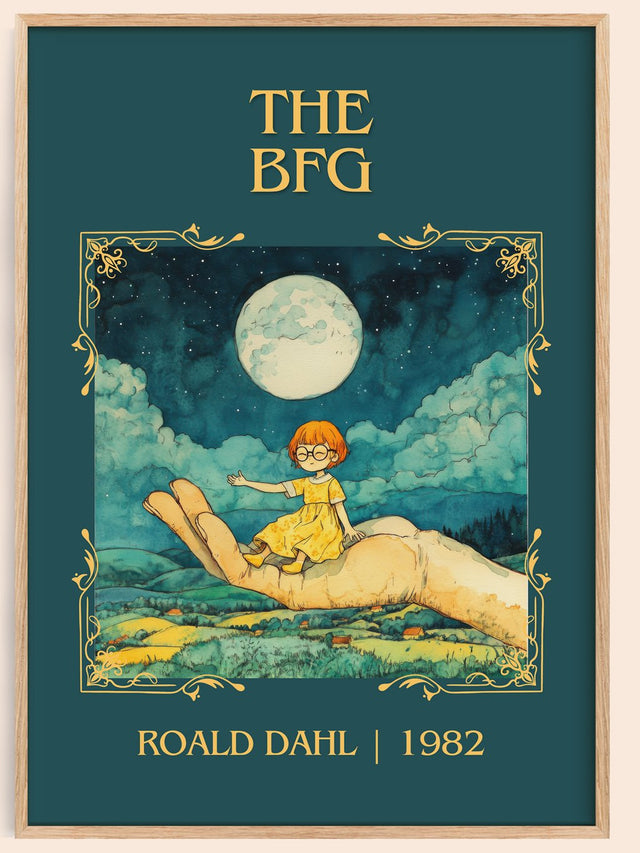 The BFG Classic Book Art Print by Roald Dahl