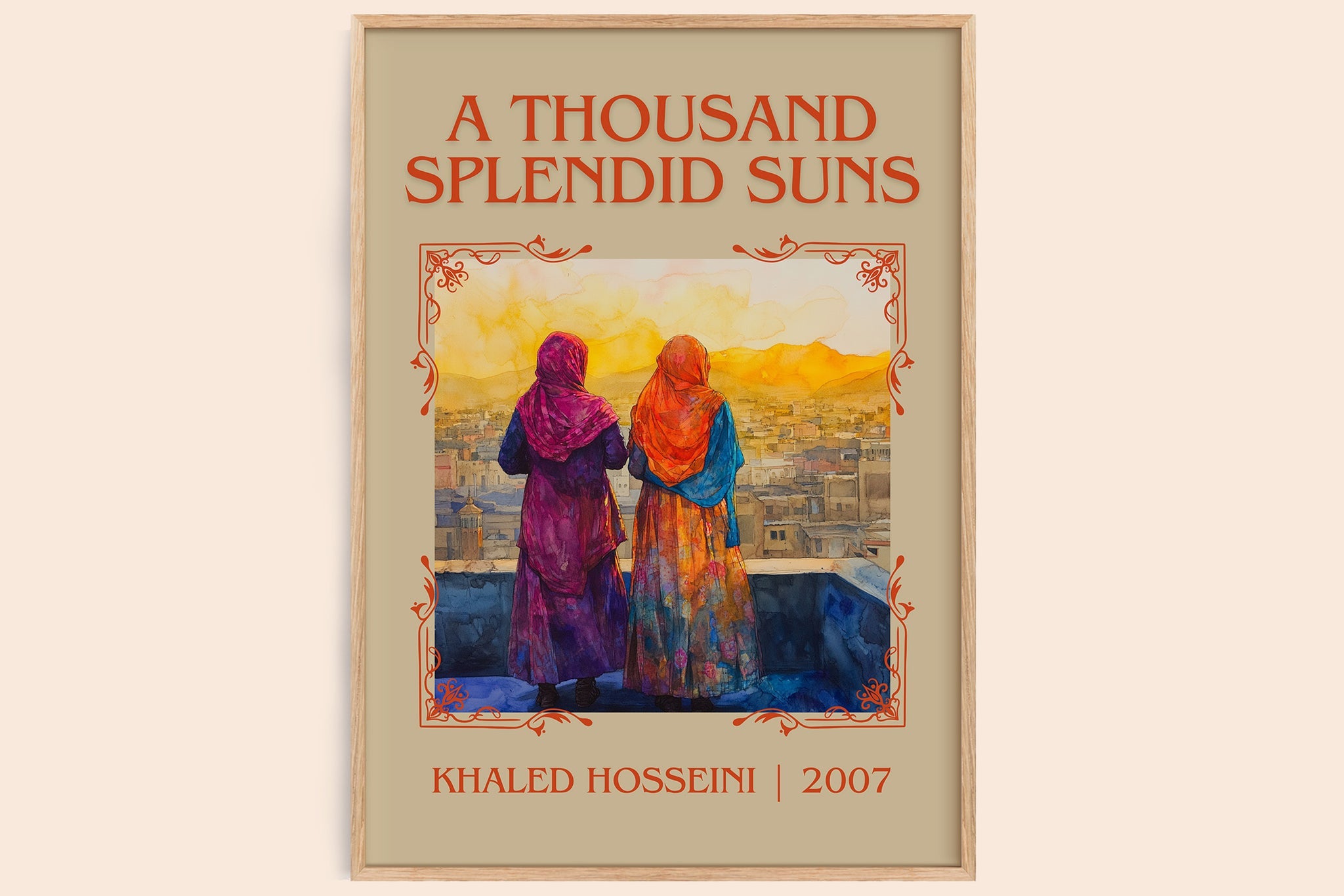 A Thousand Splendid Suns Classic Book Art Print by Khaled Hosseini