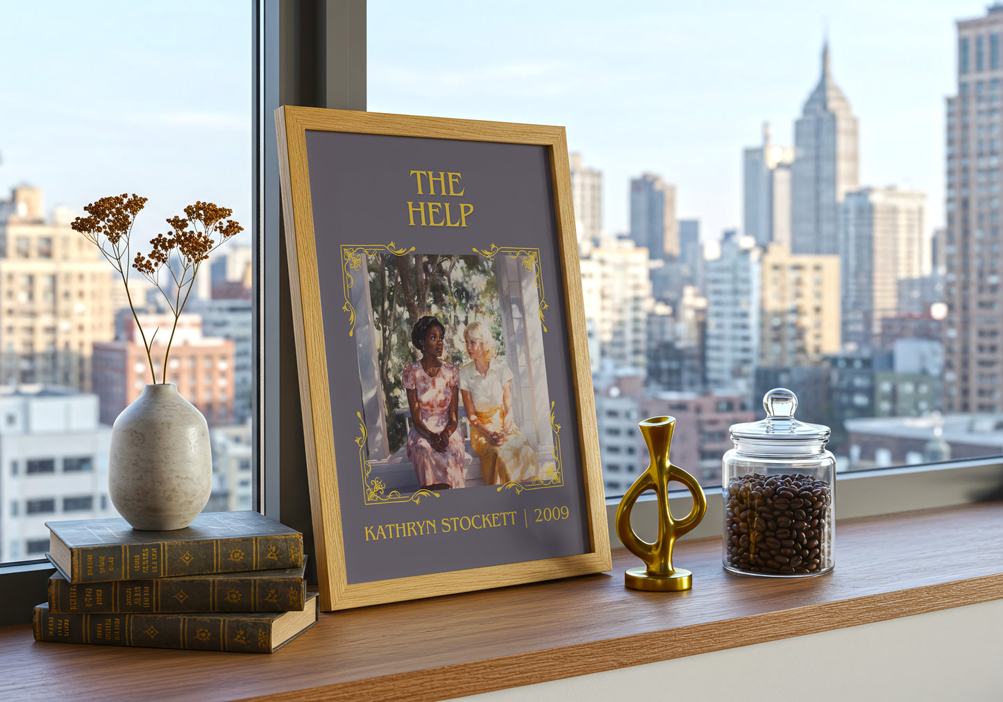 The Help classic book art print paper finish options – matte satin gloss