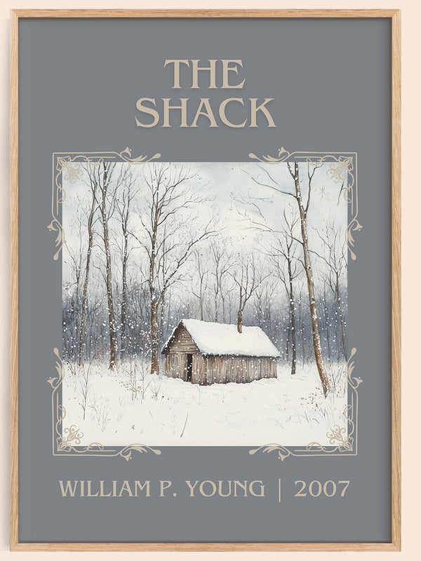 The Shack classic book art book poster by William P. Young – framed literary art print