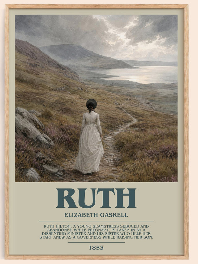 Ruth Bookish Wall Art by Elizabeth Gaskell