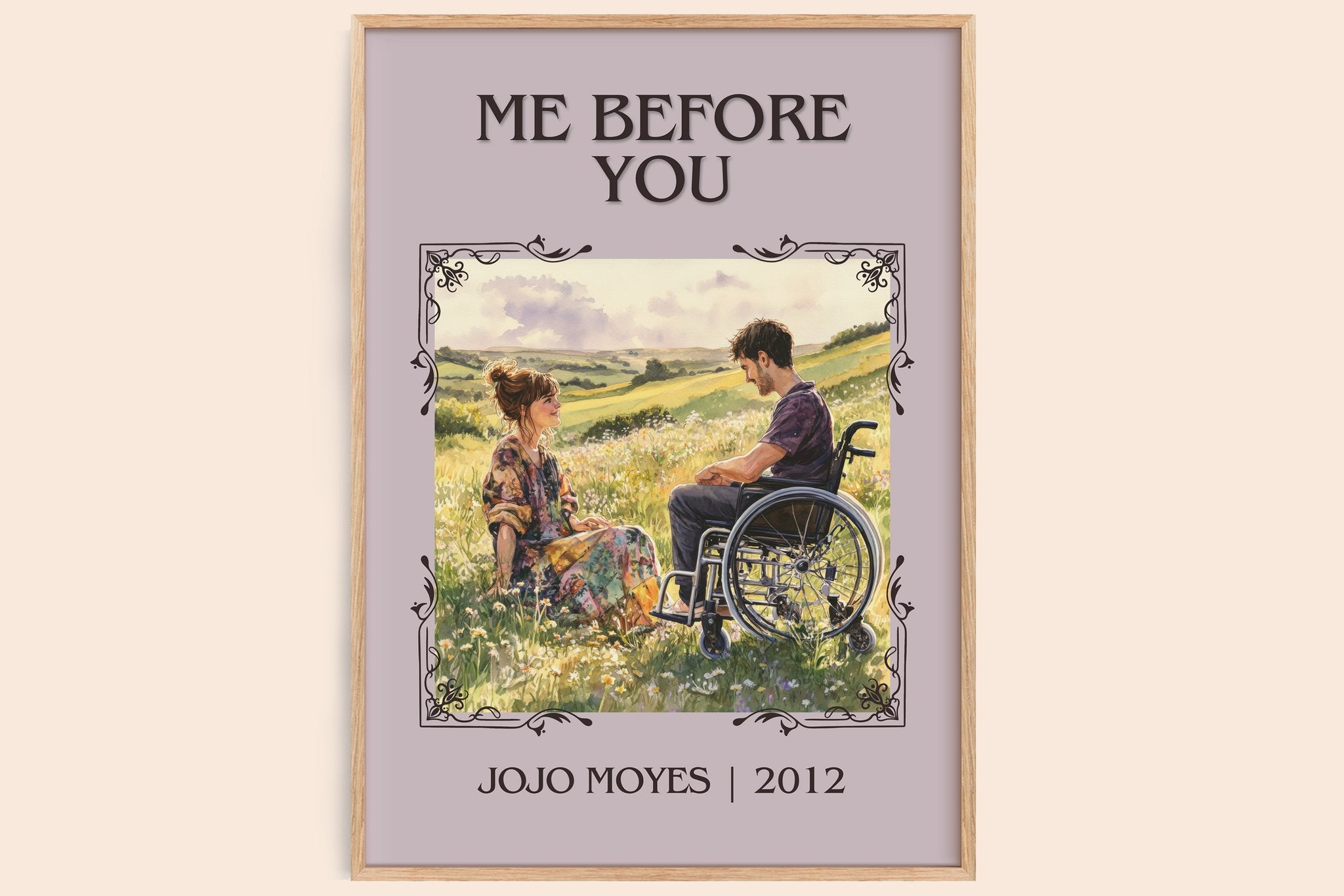 Me Before You Classic Book Art Print by Jojo Moyes