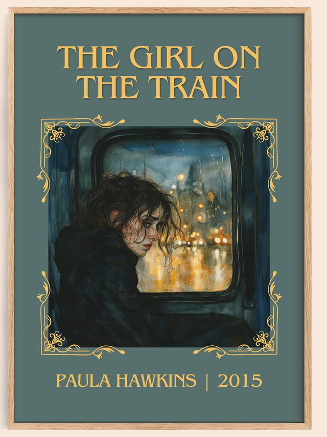 The Girl on the Train Classic Book Art Print by Paula Hawkins