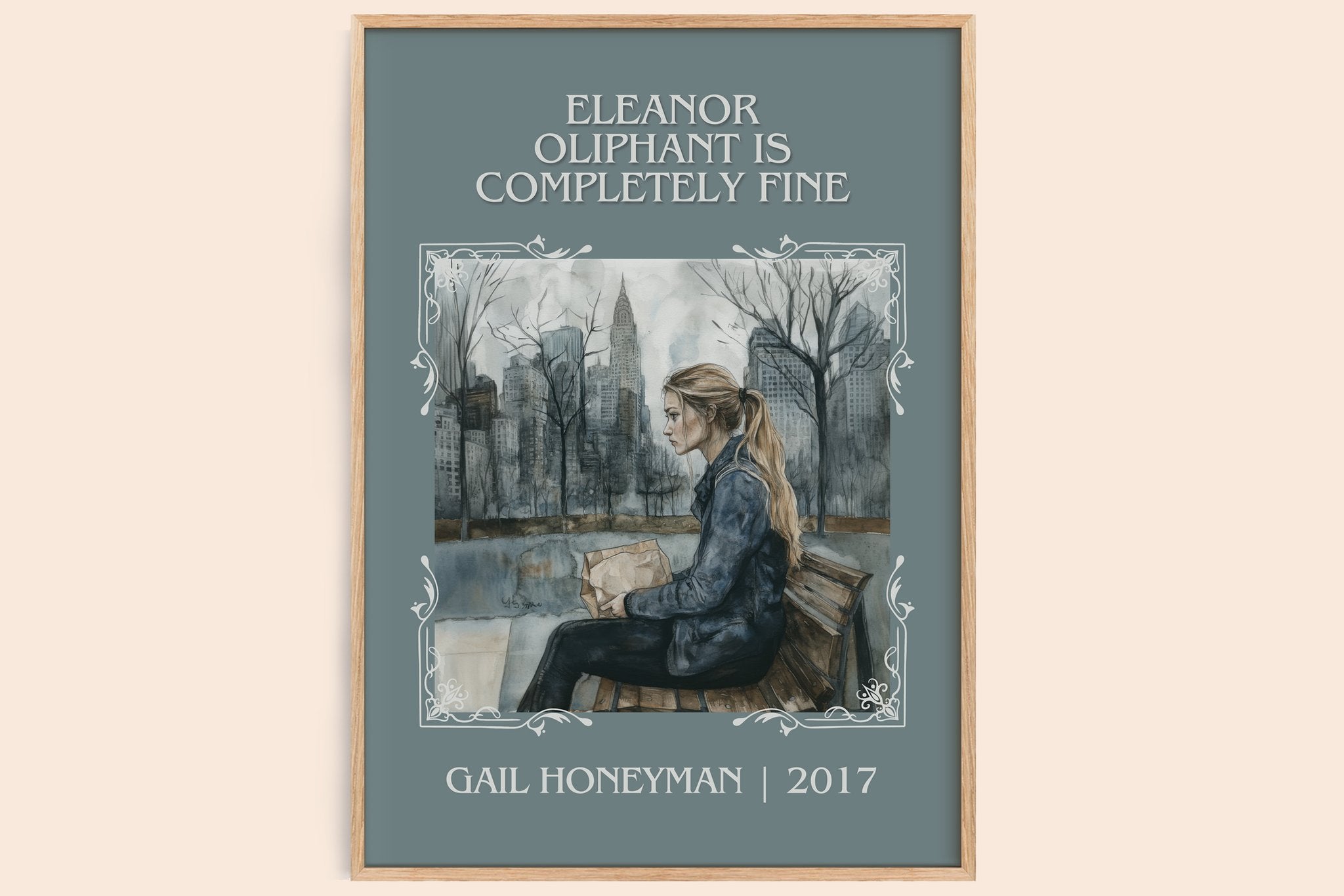 Eleanor Oliphant Is Completely Fine Classic Book Art Print by Gail Honeyman