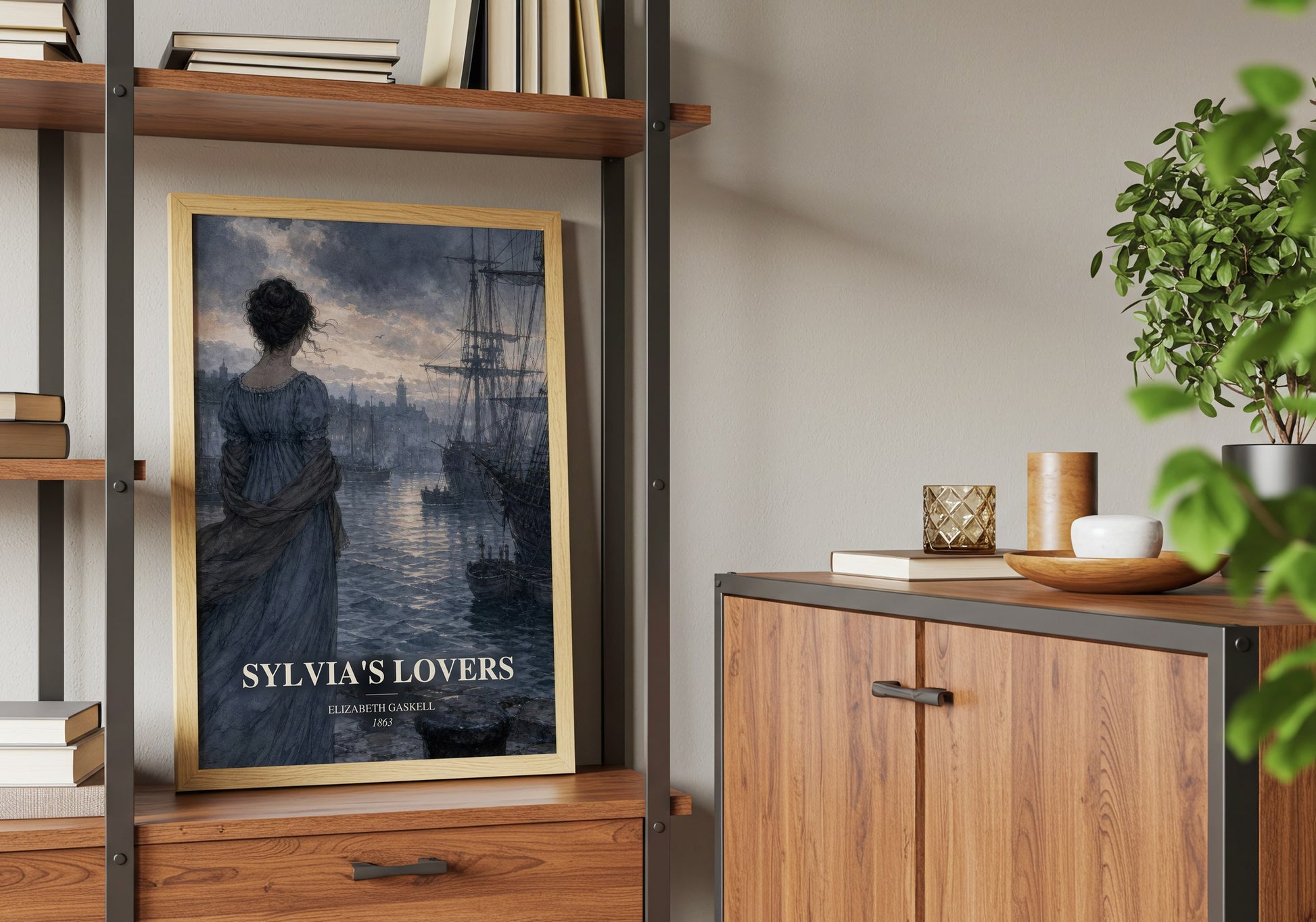 Sylvia'S Lovers book watercolour illustration paper finish options – matte satin gloss