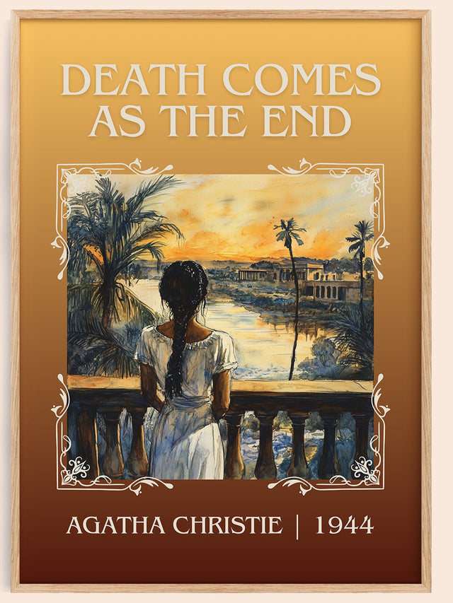 Death Comes as the End Classic Book Art Print by Agatha Christie