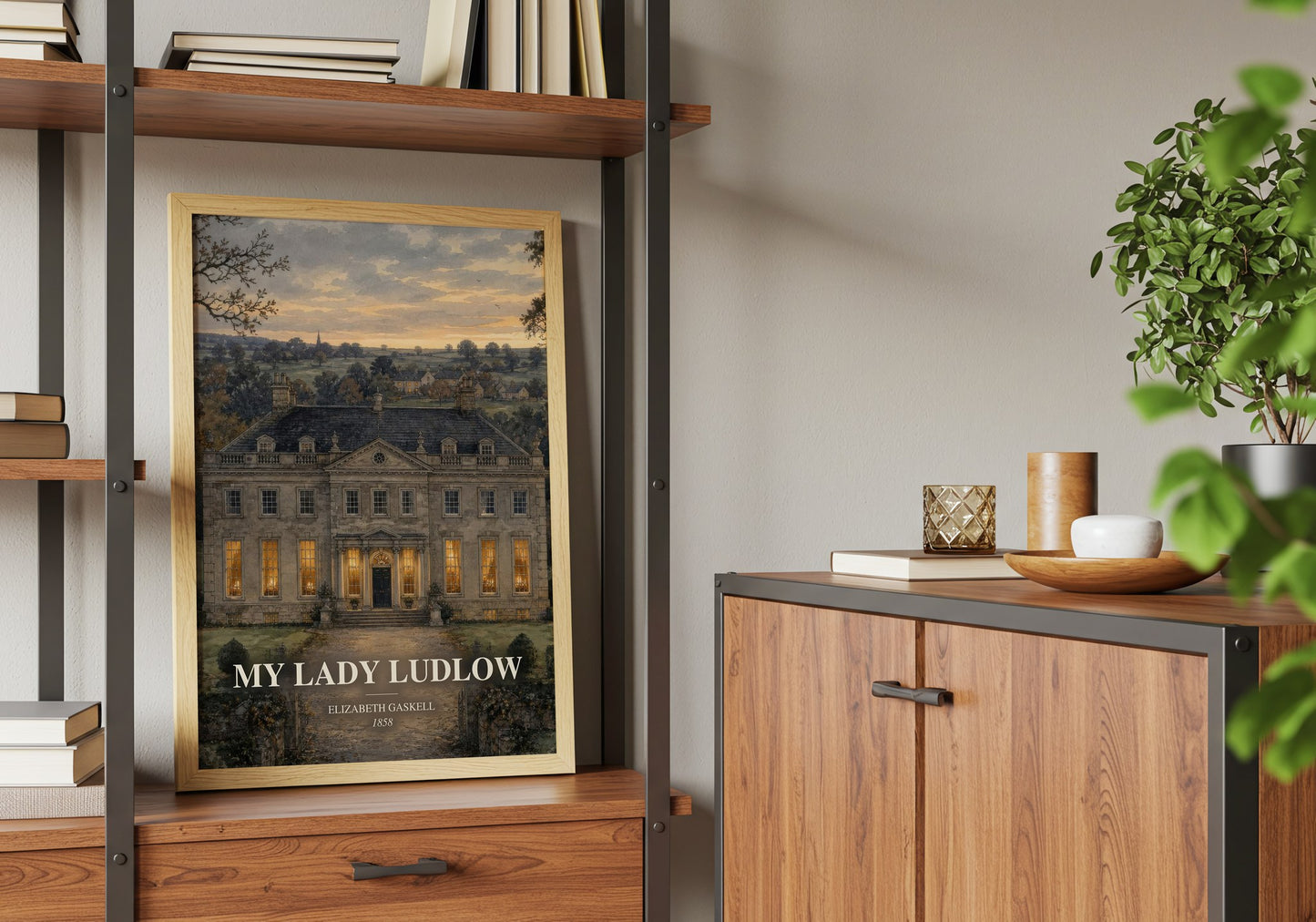 My Lady Ludlow book watercolour illustration paper finish options – matte satin gloss