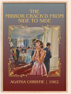Mirror Crack'd from Side to Side Classic Book Art Print by A. Christie