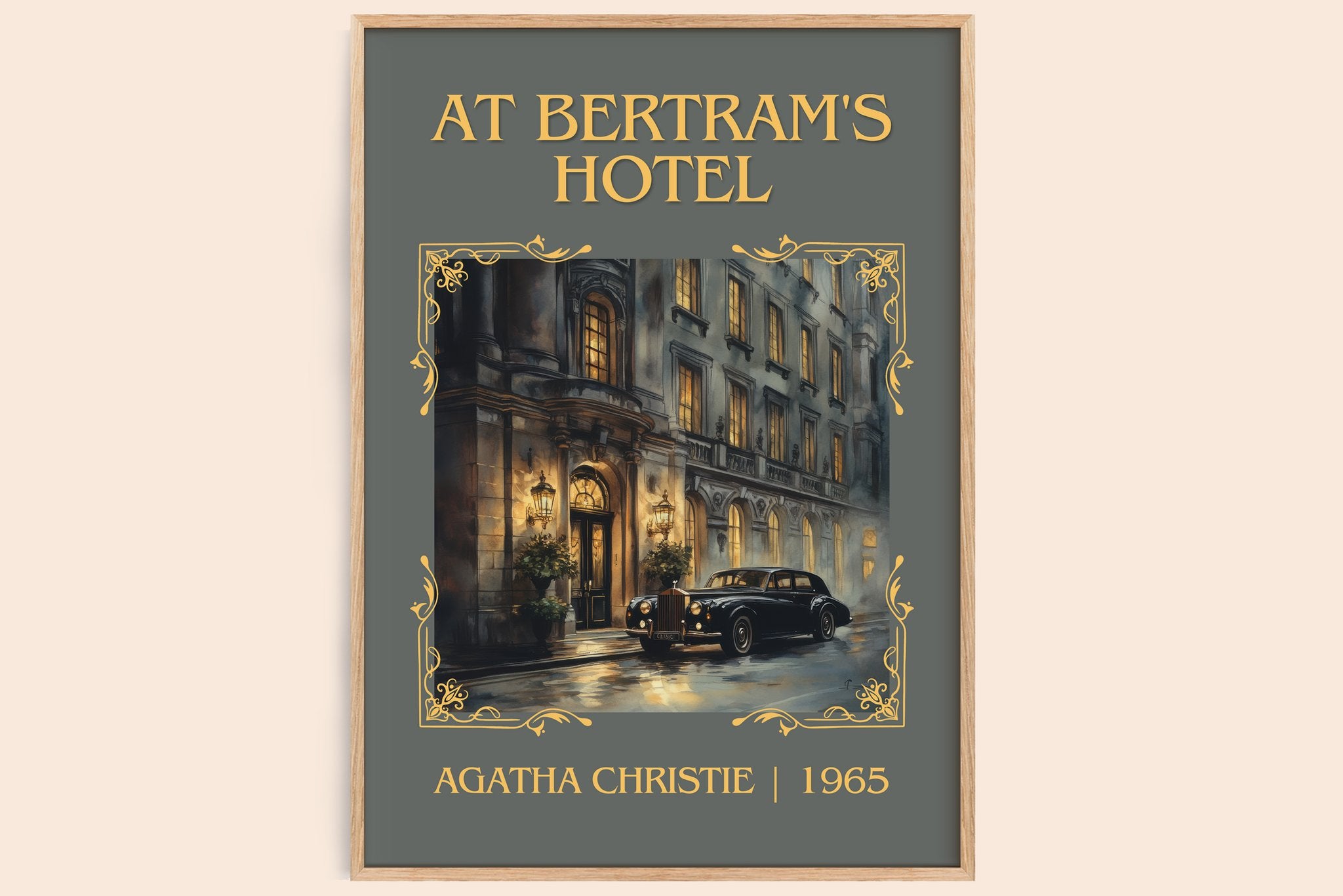 At Bertram's Hotel Classic Book Art Print by Agatha Christie
