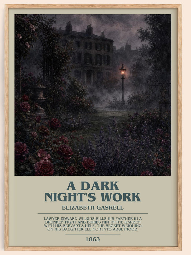 A Dark Night'S Work Bookish Wall Art by Elizabeth Gaskell