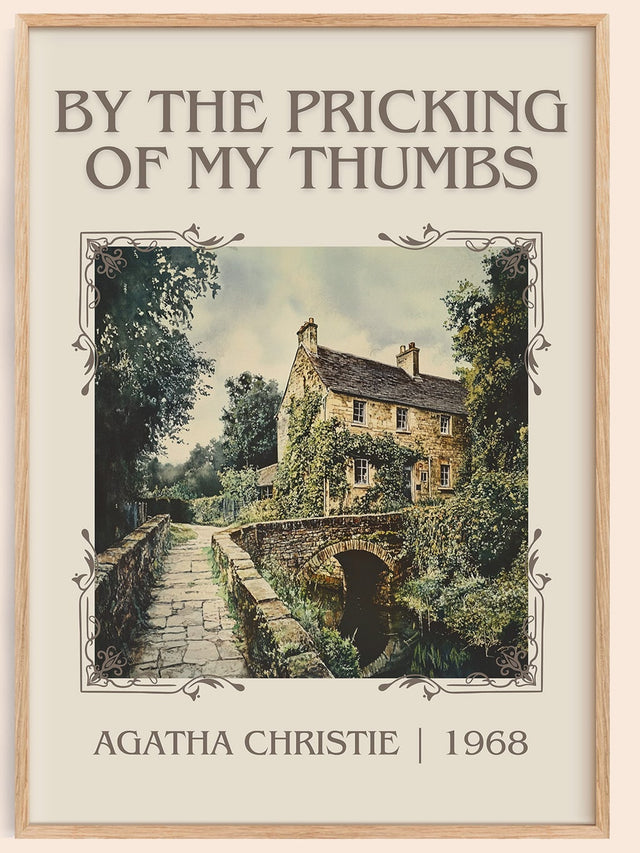 By the Pricking of My Thumbs Classic Book Art Print by Agatha Christie