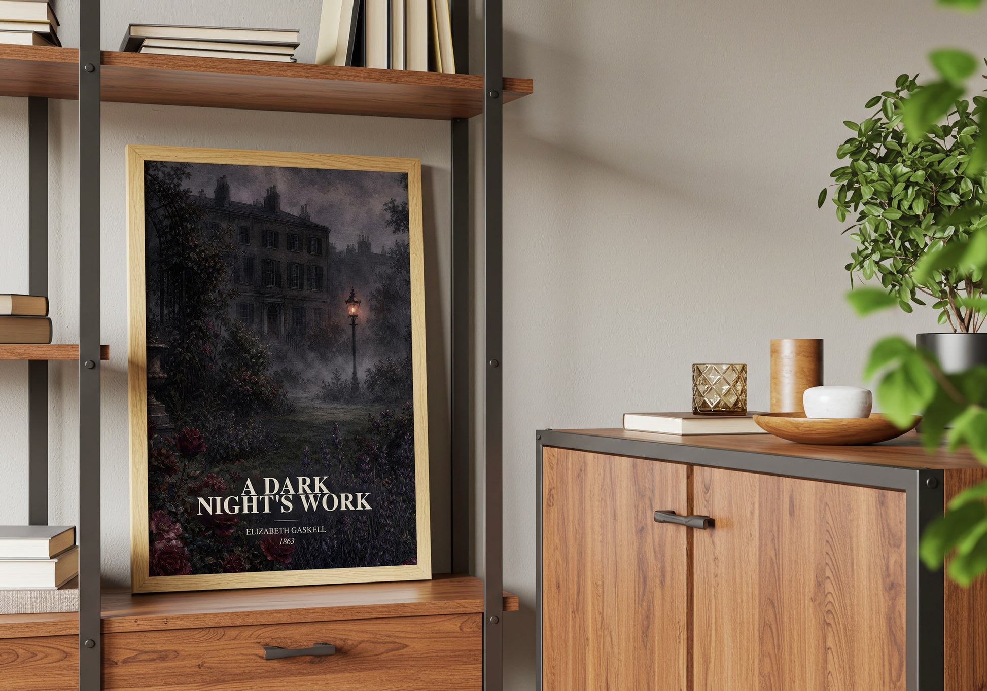 A Dark Night'S Work book watercolour illustration paper finish options – matte satin gloss