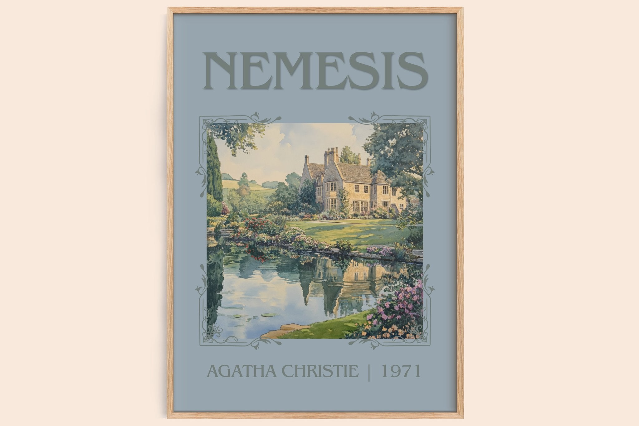 Nemesis Classic Book Art Print by Agatha Christie