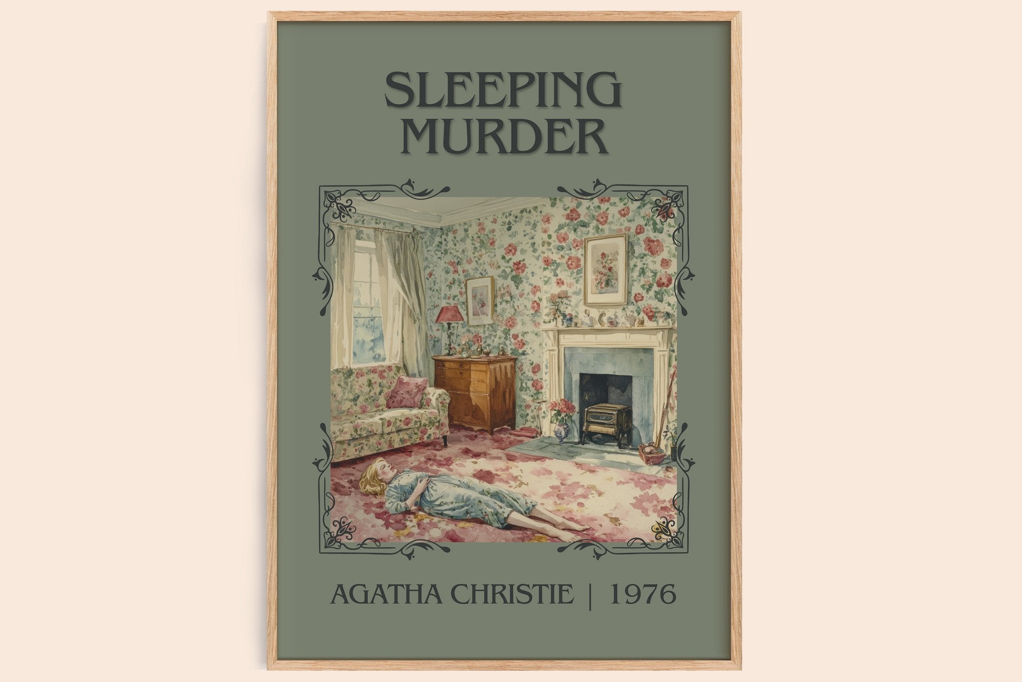 Sleeping Murder Classic Book Art Print by Agatha Christie