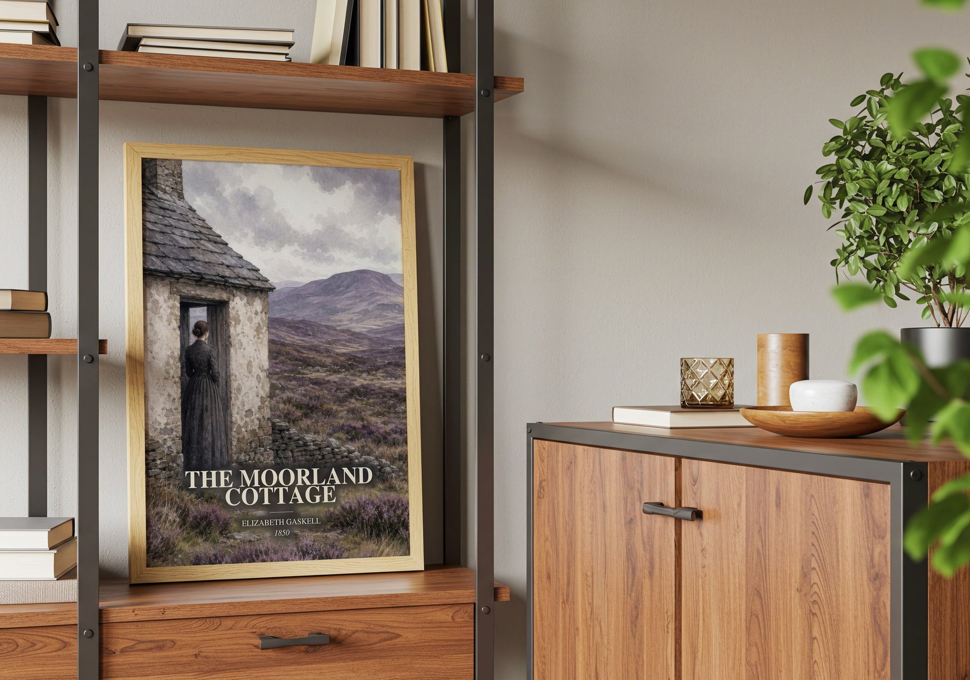 The Moorland Cottage book watercolour illustration paper finish options – matte satin gloss
