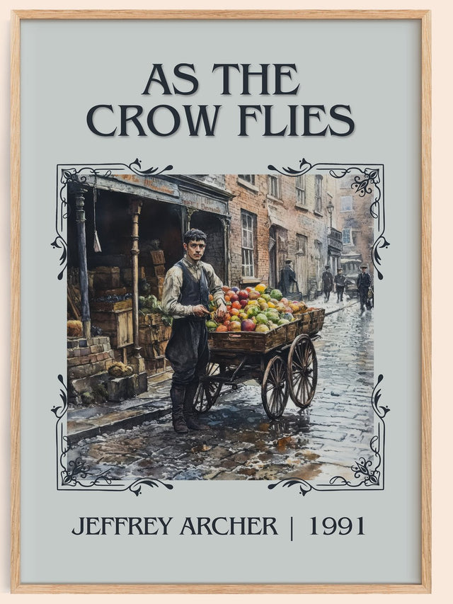 As the Crow Flies Classic Book Art Print by Jeffrey Archer