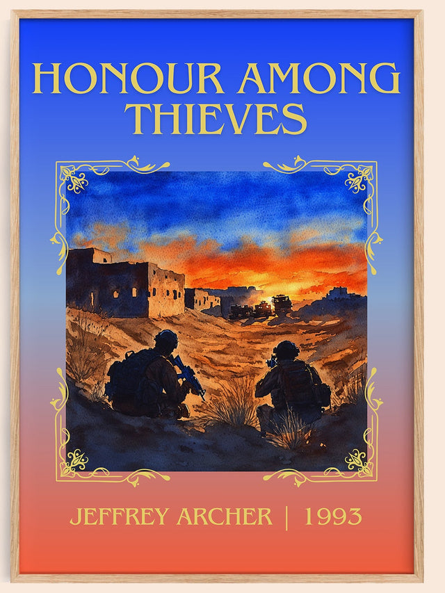 Honour Among Thieves Classic Book Art Print by Jeffrey Archer