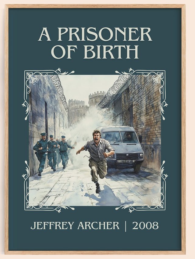 A Prisoner of Birth Classic Book Art Print by Jeffrey Archer
