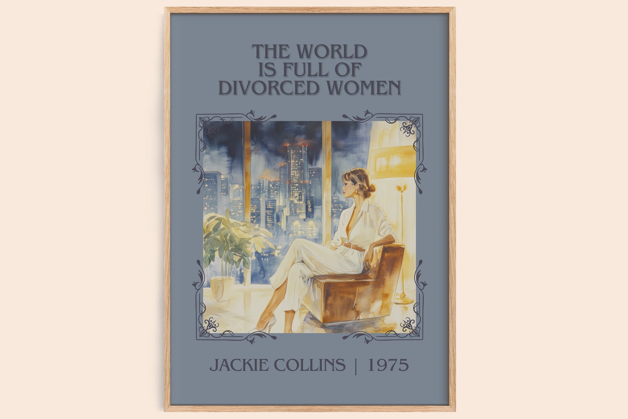 World is Full of Divorced Women Classic Book Art Print by J. Collins