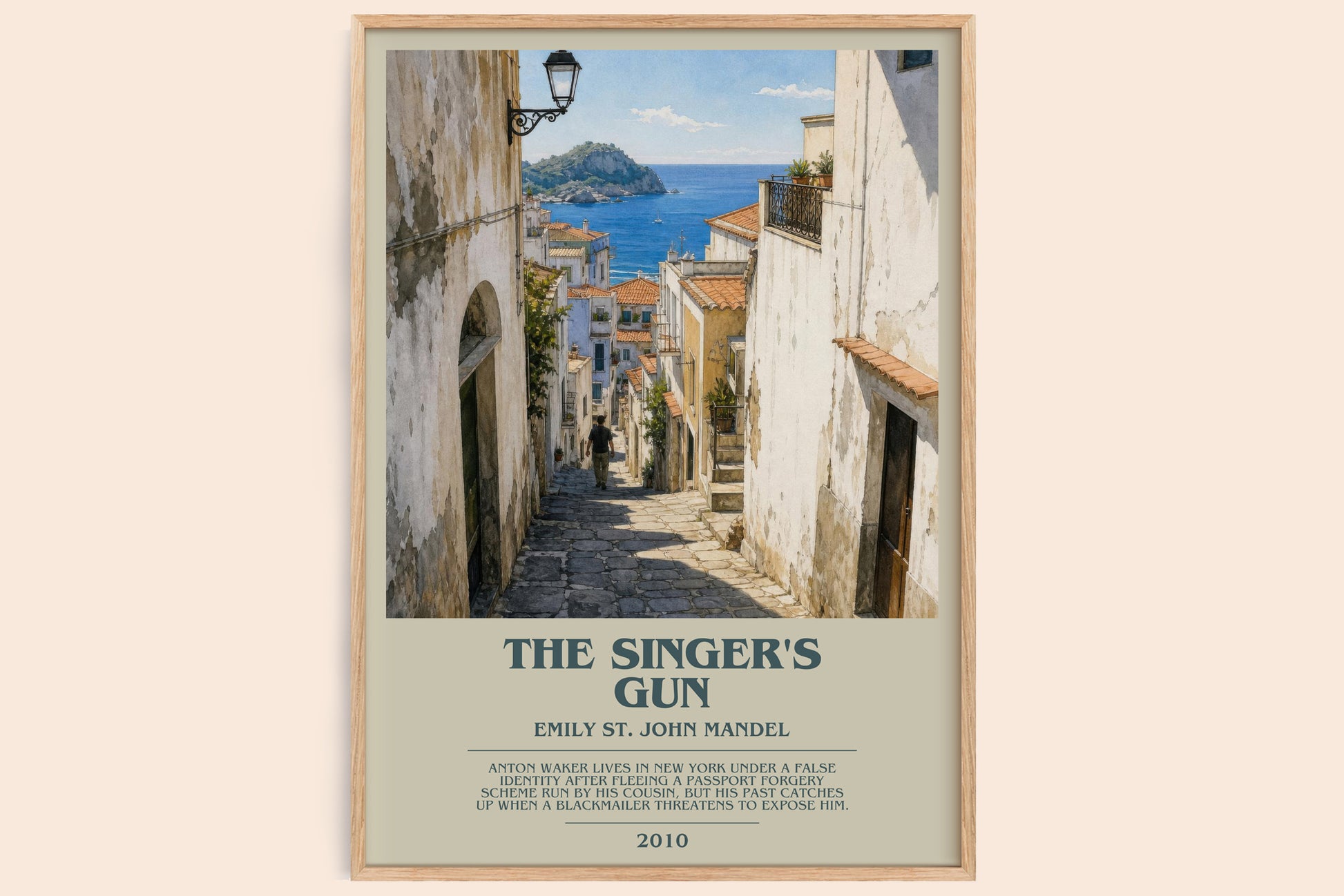 The Singer'S Gun bookish book poster by Emily St. John Mandel – framed literary art print