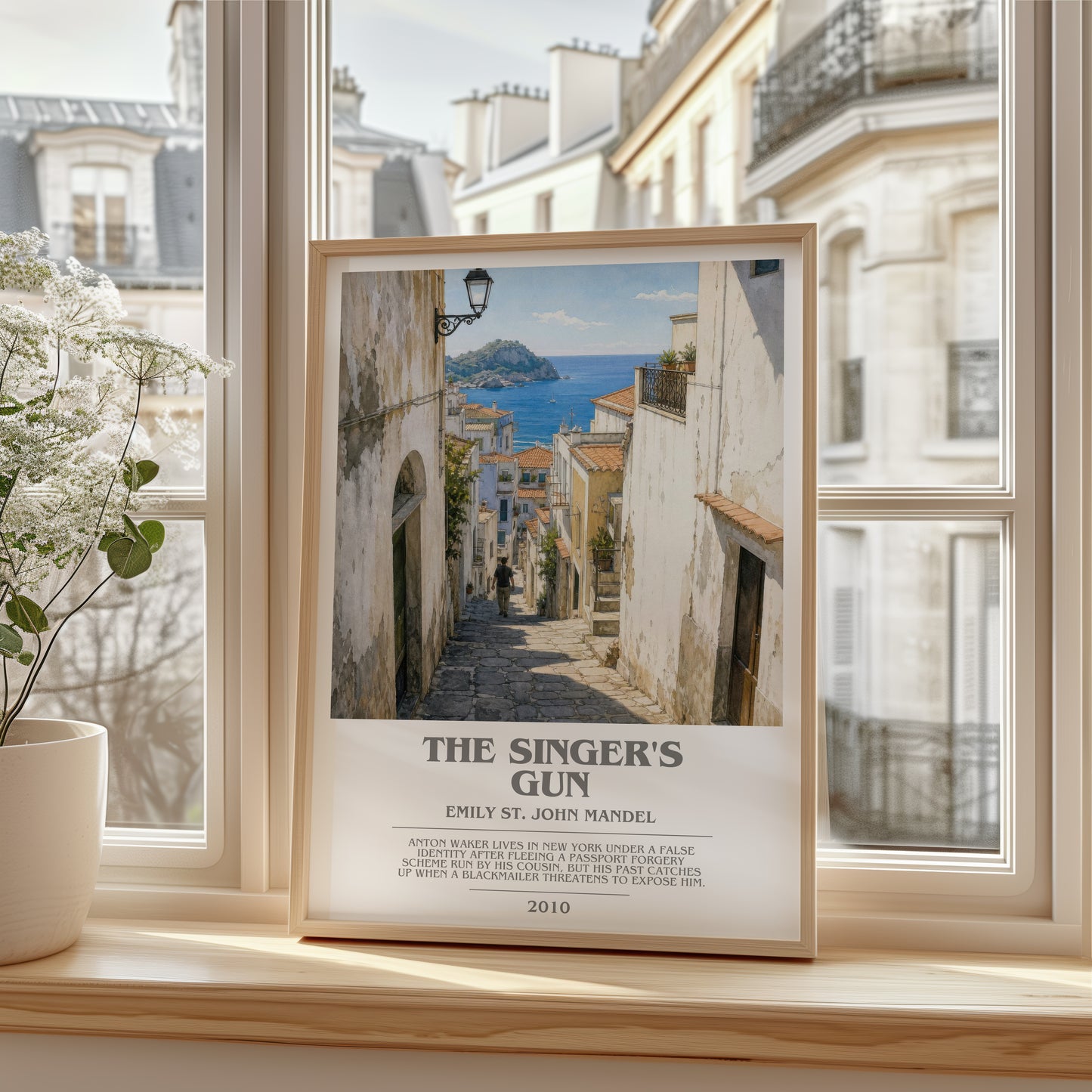 The Singer'S Gun bookish poster colour and style options – Emily St. John Mandel book art