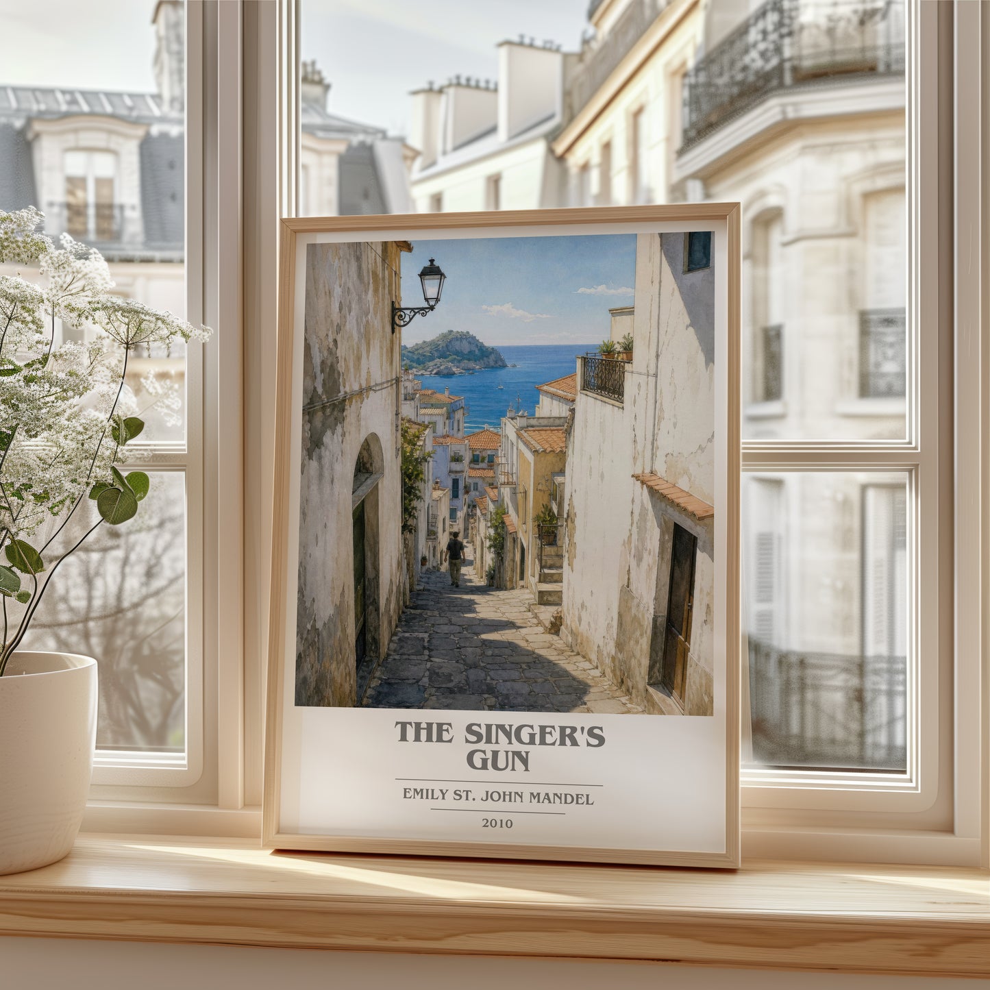 The Singer'S Gun book cover poster colour and style options – Emily St. John Mandel book art