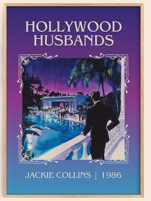 Hollywood Husbands Classic Book Art Print by Jackie Collins
