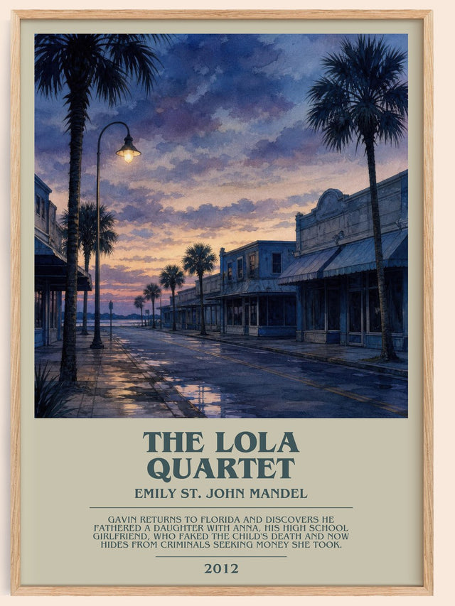 The Lola Quartet Bookish Wall Art by Emily St. John Mandel