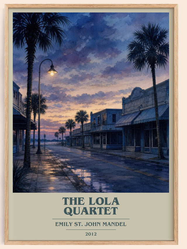 The Lola Quartet Book Cover Poster by Emily St. John Mandel