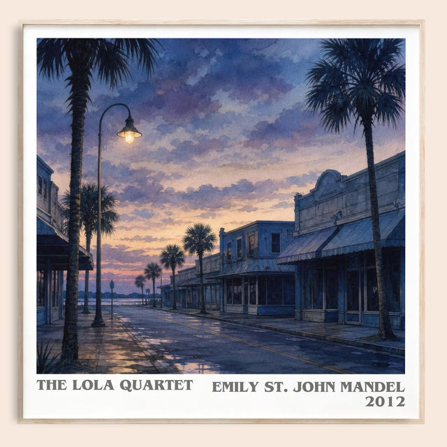 The Lola Quartet Literary Art Print by Emily St. John Mandel