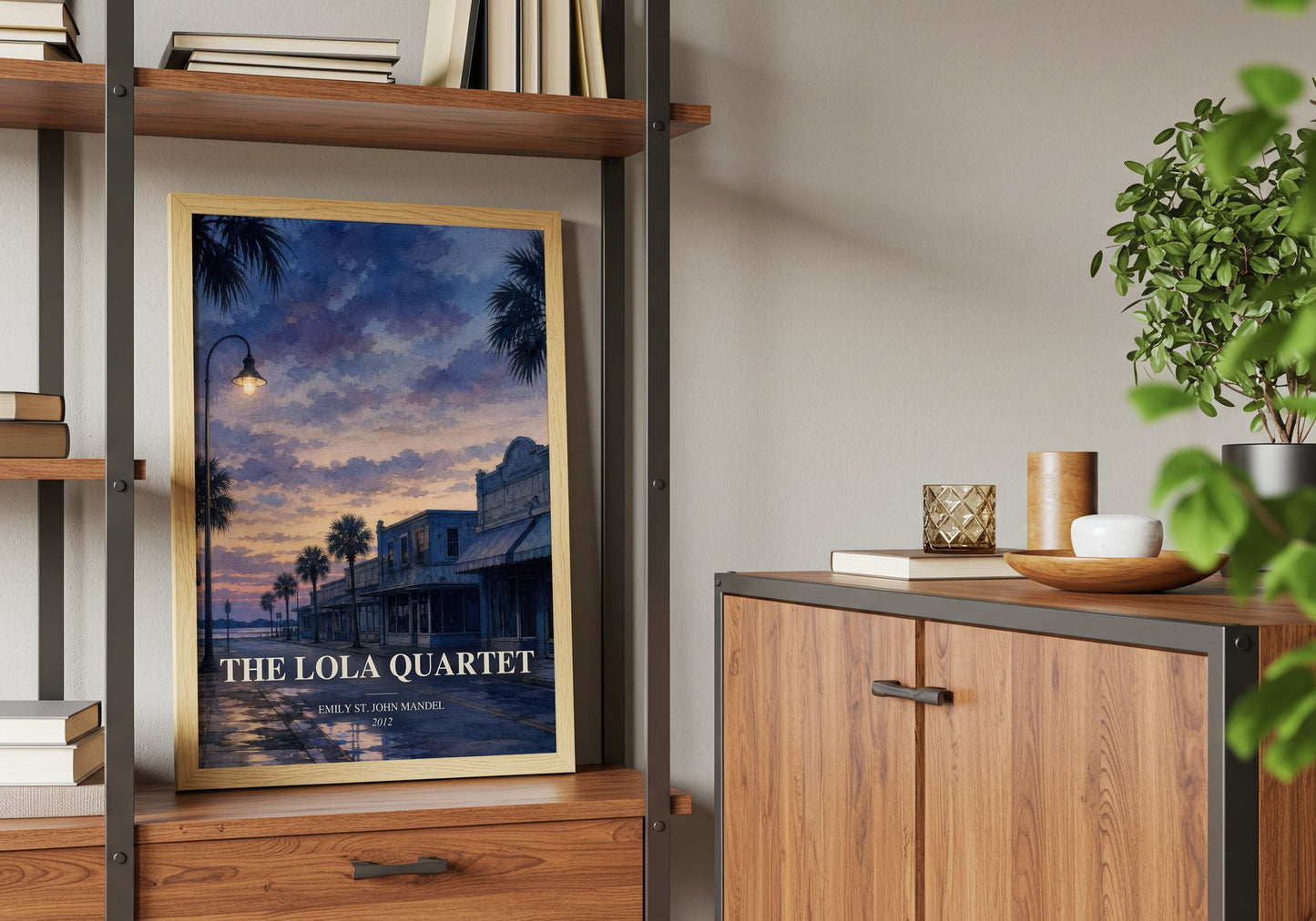 The Lola Quartet book watercolour illustration paper finish options – matte satin gloss