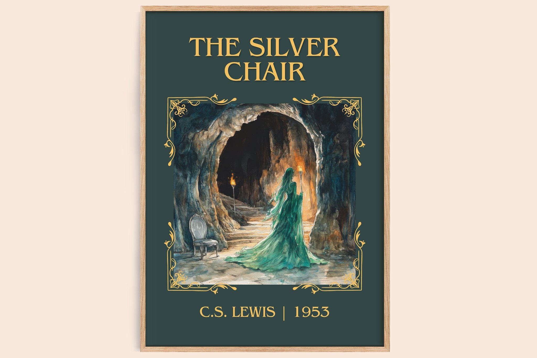 The Silver Chair Classic Book Art Print by C. S. Lewis
