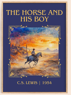 The Horse and his Boy Classic Book Art Print by C. S. Lewis